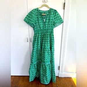 Anthropologie Somerset Maxi Dress, Medium, Green